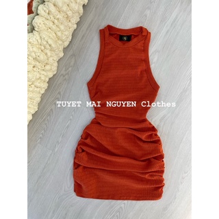 Đầm body rúm -Ảnh chụp thật
