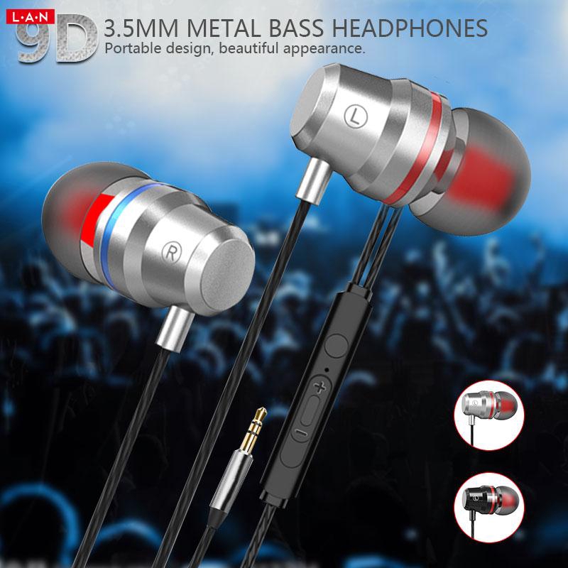 Tai nghe nhét tai có Mic đầu cắm 3.5mm cho âm thanh Hifi sống động kèm phụ kiện