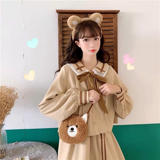 Set trang phục lolita gấu mùa đông 🐻🐻🐻