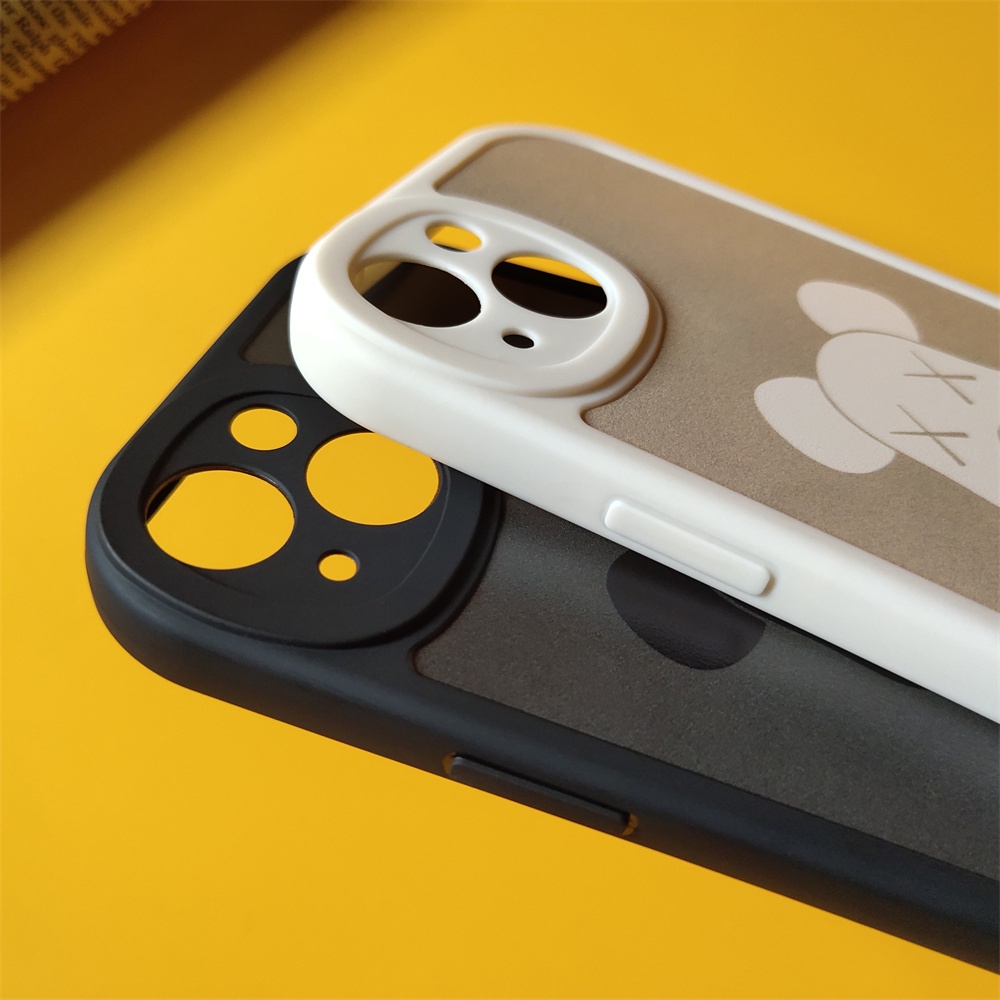 Ốp Điện Thoại Mềm Hình Gấu Kaws Cho iPhone 13 / 12 / 11 Promax 6 / 7 / 8 Plus / X / XR / Xs Max