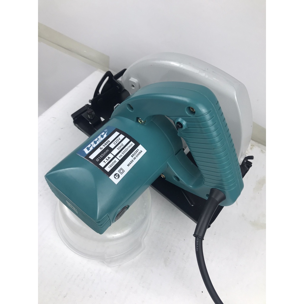 Máy cắt gỗ, máy cưa gỗ lưỡi 185mm chính hãng GGG G-5800| Công suất lớn 1600w, cắt góc 45 độ