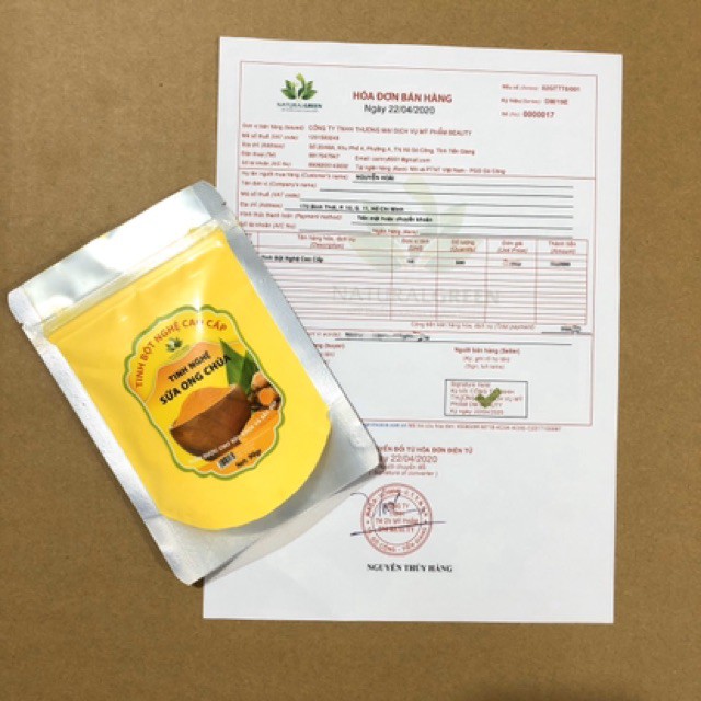 Tinh bột nghệ vàng nguyên chất cao cấp có tiêu chuẩn an toàn mới cập nhật