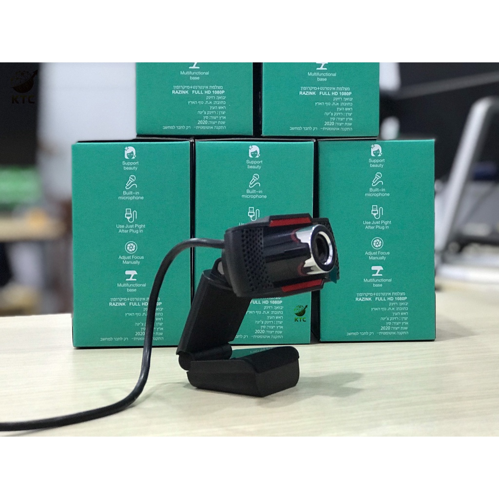 Webcam Razink Full HD 1080P Tích Hợp Micro Cho Máy Tính, PC - Chính Hãng Giá Rẻ - KTC Shop | BigBuy360 - bigbuy360.vn