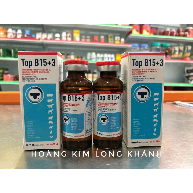 TOP B15 +3 - Thuốc chích hỗ trợ tuần cuối đá - Chai 30ml