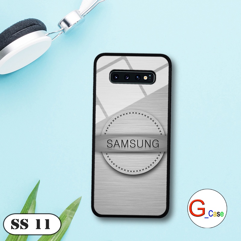 Ốp lưng Samsung Galaxy S10 Plus  - in hình 3D Logo điện thoại