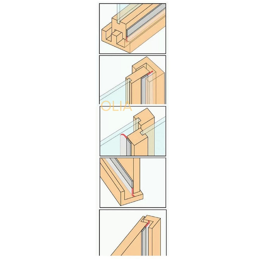 Ron Cao Su Dán Khe Hở Chân Cửa Ngăn Bụi Nước Côn Trùng-Gioăng dán cửa cao su cao cấp