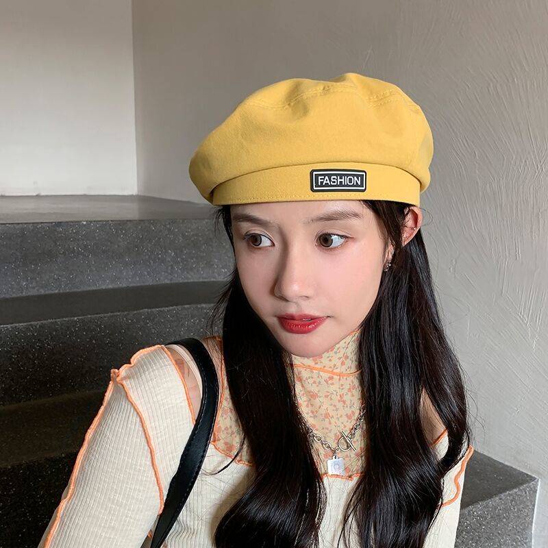 Mũ nồi len nữ Mũ Beret Phong Cách Retro Thời Trang Cho Nữ