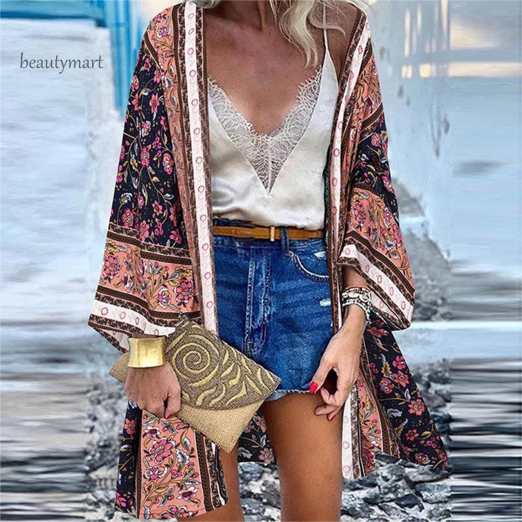 Áo Chống Nắng Dáng Dài Phong Cách Bohemian 1 Cho Nữ