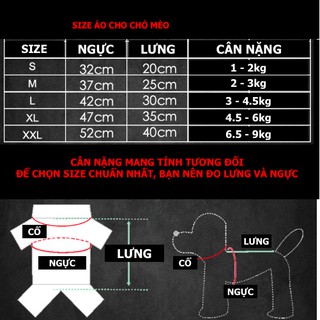 Áo cho Chó Mèo - Váy đầm xoè babydoll dễ thương - chọn mẫu