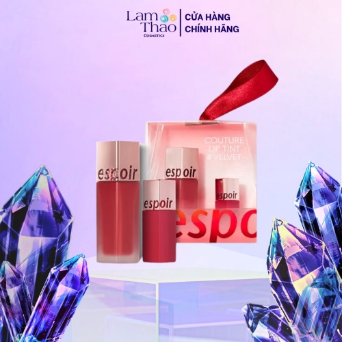 Bộ Son Kem Lì Espoir Couture Lip Tint Velvet Moon Lit Set