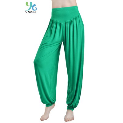 Quần ỐNG RỘNG Alibaba (quần dài) Tập Yoga Co dãn 4 chiều thoáng mát - YQA01