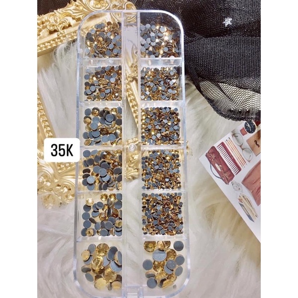 Đá chân bằng, đá tròn , đá trắng , đá vang, đá mix size mix màu, đá đen , đá gắn móng tay, đá nail