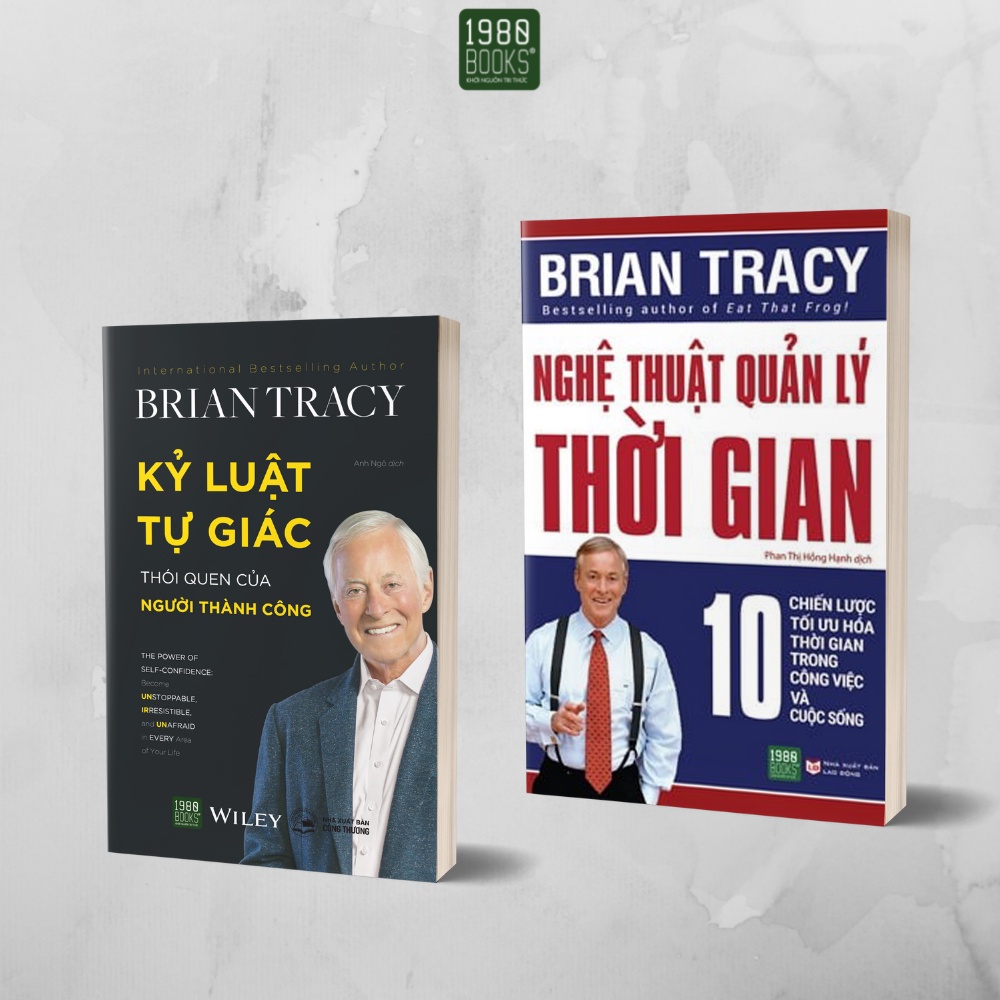 Sách - Combo 2 cuốn giúp bạn quản lý bản thân hiệu quả (Kỷ luật tự giác + Nghệ thuật quản lý thời gian) - 1980Books