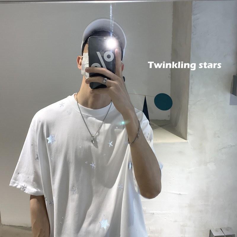 Áo thun Stee FULL STAR Ánh kim loại Unisex