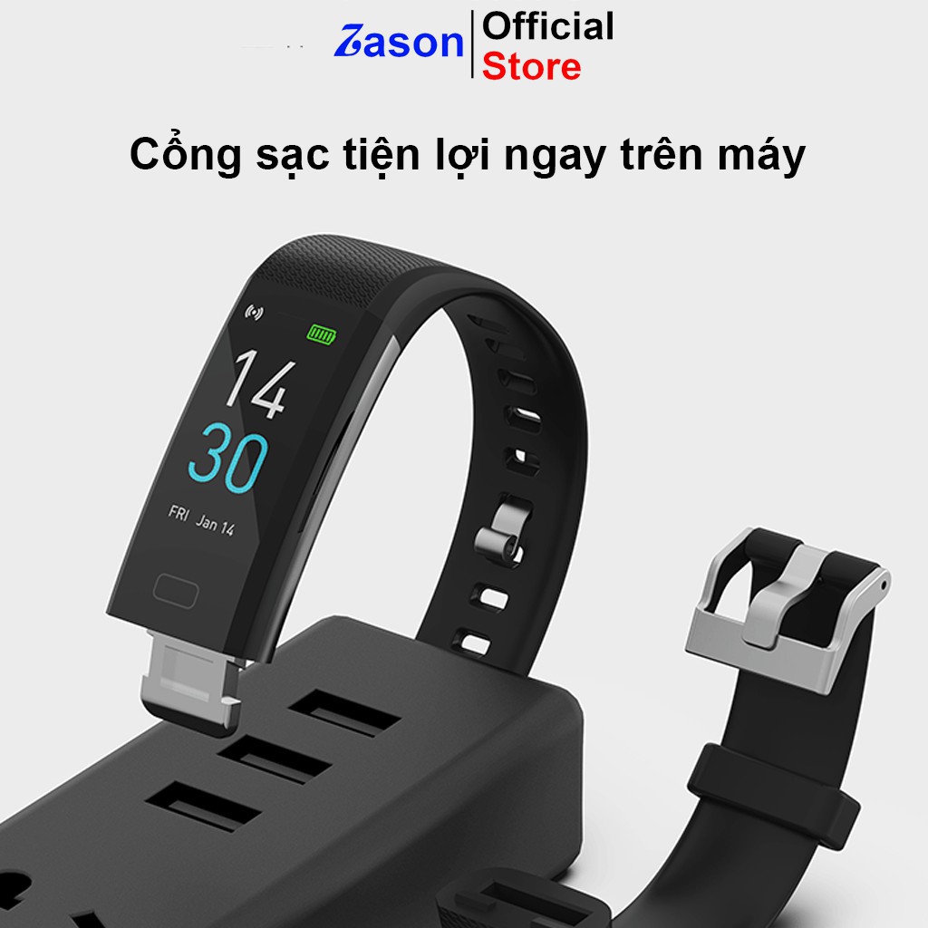 Đồng Hồ Nam Nữ Thông Mình S5 Plus Tích Hợp Đo Nhịp Tim, Bước Chân Chuẩn Xác Chống Nước IP68