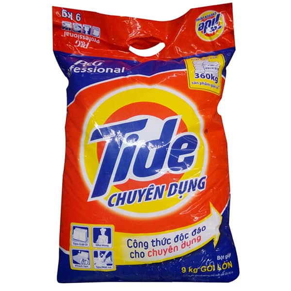 Bột giặt Tide chuyên dụng 9kg