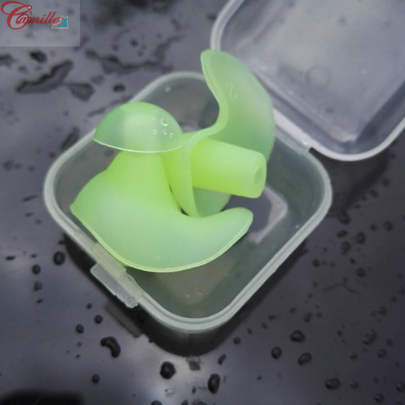 Nút Bịt Tai Lặn Biển Bằng Silicone + Pc Chống Thấm Nước Cho Người Mới Bắt Đầu