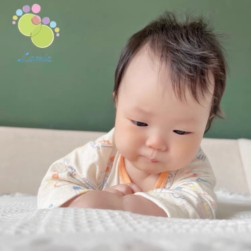 Body Cúc Giữa Dài Tay Hè Thu Mỏng Mát Cho Bé Nằm Điều Hoà 𝟎𝟏𝐁𝐃𝐃