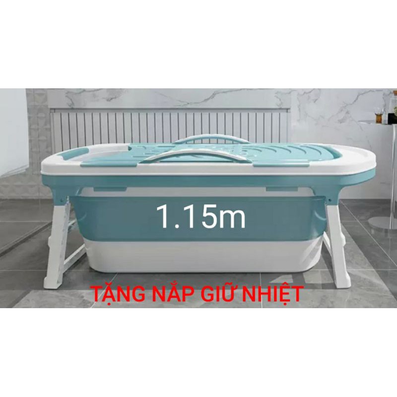 Bồn tắm gấp gọn dành cho người lớn chất liệu nhựa PP và Silicon, có thể làm bể bơi, bồn tắm cho trẻ em | BigBuy360 - bigbuy360.vn