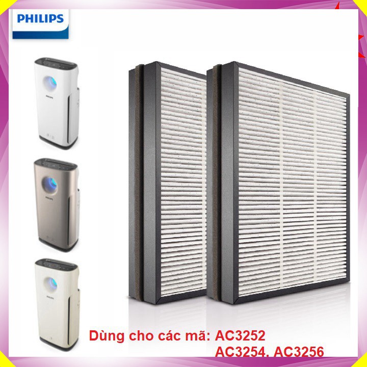 Màng lọc, Tấm lọc Philips AC4167 dùng thay thế cho các máy lọc không khí mã AC3252, AC3254 và AC3256