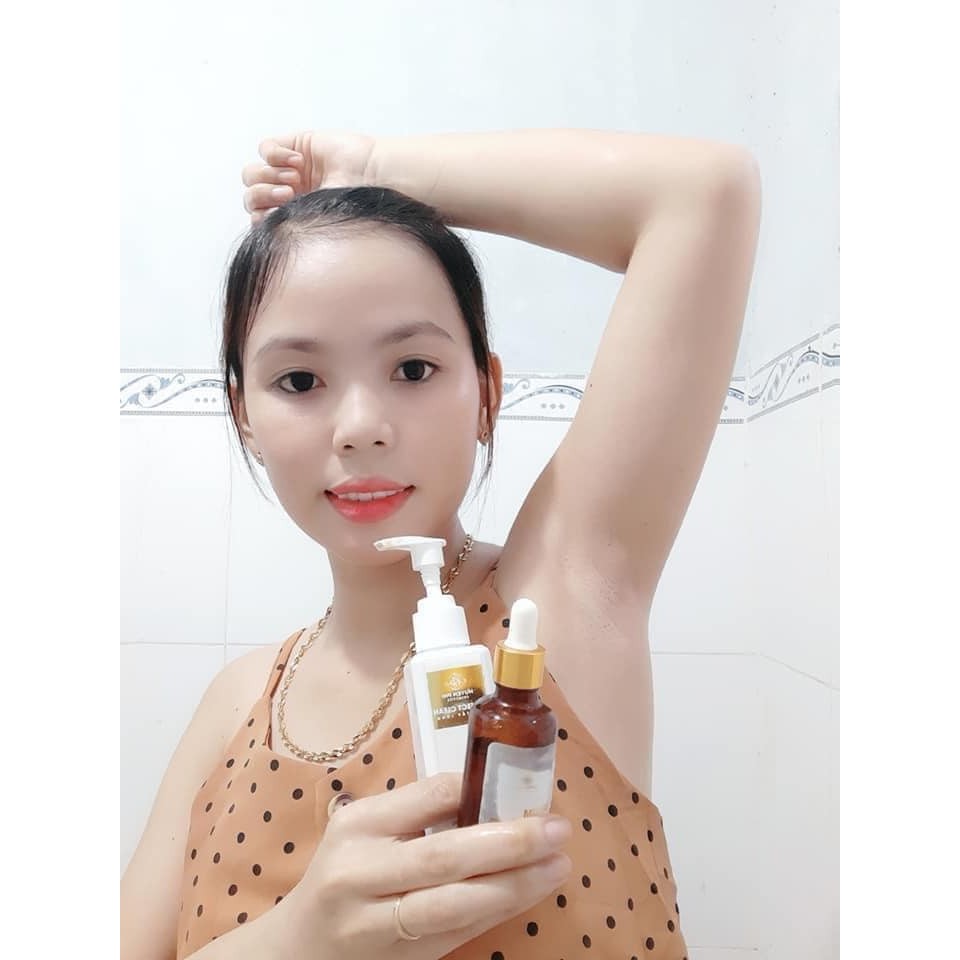 Kem tẩy lông Huyền Phi ⚡️FREESHIP⚡️ Tẩy sạch lông nách, lông chân, lông tay, kể cả vùng bikini chỉ trong một lần sử dụng