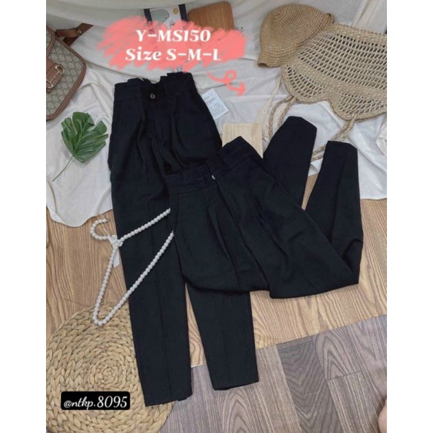 QUẦN TÂY ĐAI LƯNG PHỐI NHÚN - KÈM ẢNH TỰ CHỤP