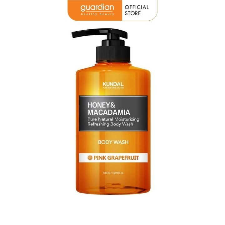 Sữa Tắm Kundal Honey & Macadamia Bưởi Hồng 500ml