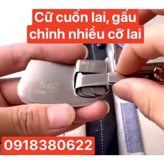 Cữ cuốn lai gấu điều chỉnh lai từ 12mm đến 20mm