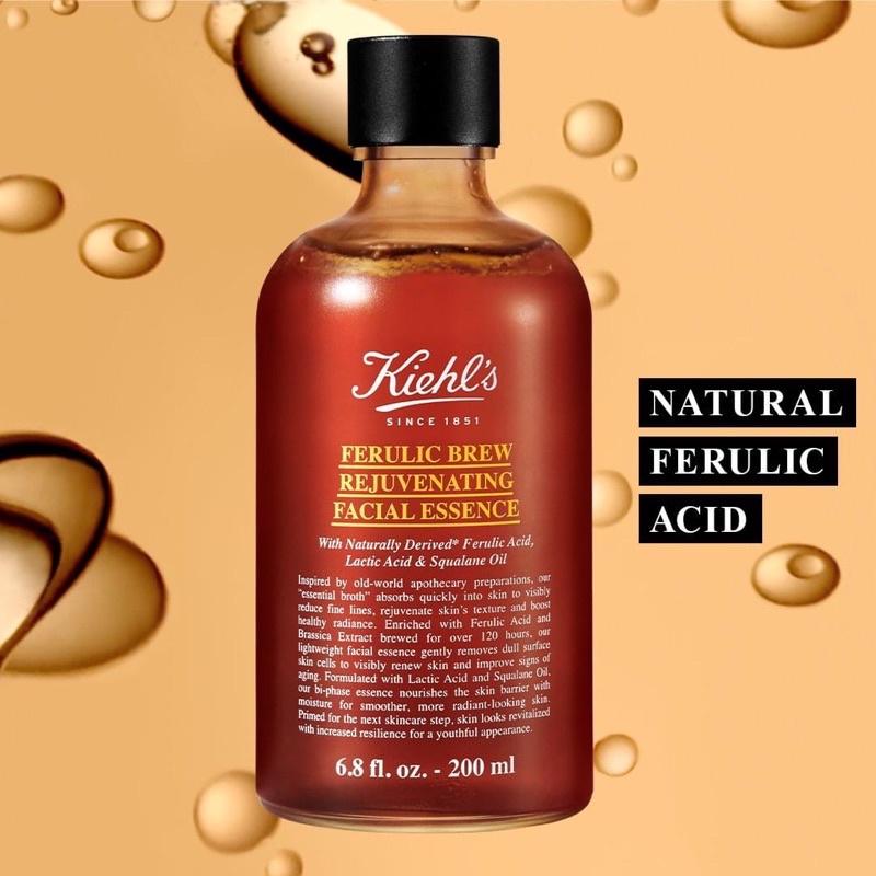 Nước thần Kiehl's Kiehls Ferulic Brew Rejuvenating Facial Essence 40ml