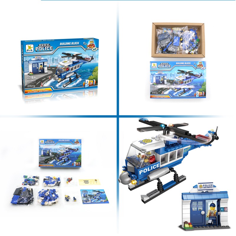 LẮP RÁP ĐỒ CHƠI MÔ HÌNH MÁY BAY CHO BÉ THÔNG MINH HƠN SM607 quà tặng cho bé trẻ em