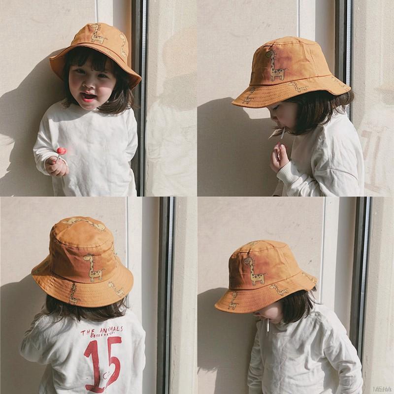 Nón Bucket Hoạ Tiết Hoạt Hình Cho Bé