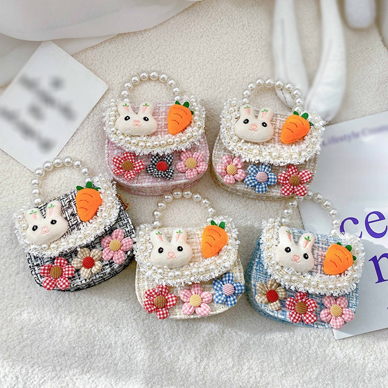 Túi Đeo Chéo Vai Có Tay Cầm Dễ Thương Dành Cho Bé Gái