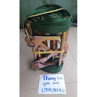 thang dây 5m gồm 2 móc lớn