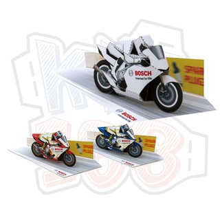 Mô hình giấy Xe máy mô tô Very Simple Racing Motorcycle