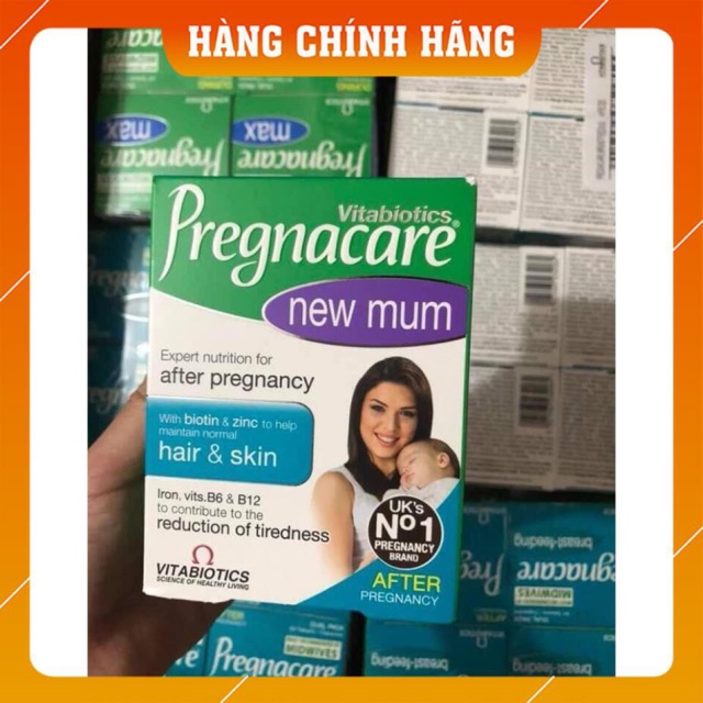 (100% Hàng Chuẩn) Vitamin Pregnacare New Mum- Anh viên uống bổ sung Vitamin, khoáng chất cho bà bầu sau sinh.