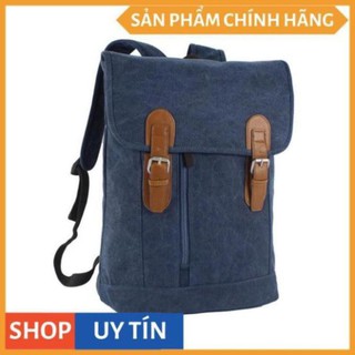 linhtang Ba lô canvas Fortune Mouse 8173 (Xanh dương)