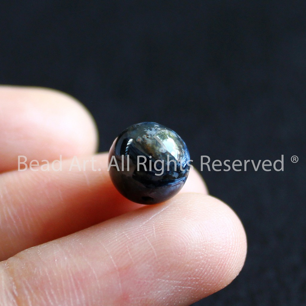 [1 Hạt] 8MM Đá Giông Bão (Pietersite) A, Đá Phối Vòng Tay Phong Thuỷ, Làm Trang Sức, Chuỗi Hạt S46 - Bead Art