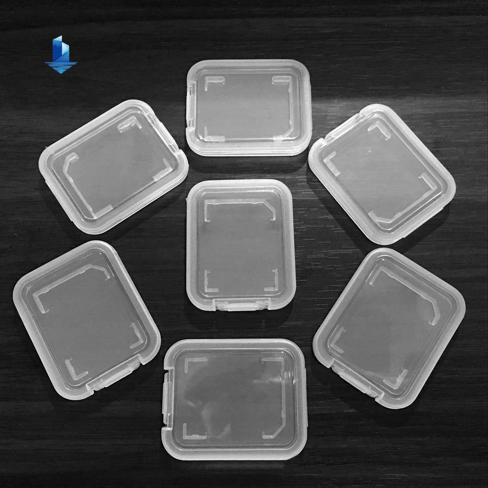Hw Set 10 Hộp Nhựa Trong Suốt Đựng Thẻ Nhớ Sd Sdhc | BigBuy360 - bigbuy360.vn