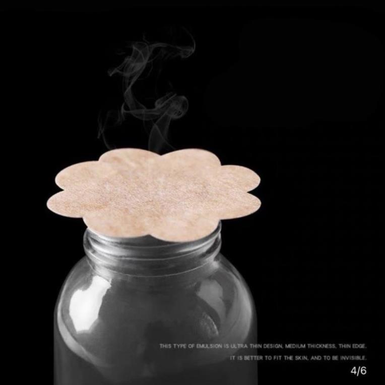 Miếng Dán Ti, Đầu Ngực, Nhũ Hoa Giấy Dùng 1 Lần Hình Hoa (loại 1,video thật) PK Tkutrang