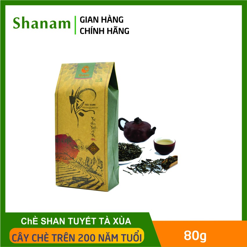 Trà xanh Thiện – Thiện green tea (Túi 80gr)- Shanam