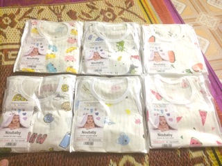 Bộ ba lỗ côtton giấy vải QC
