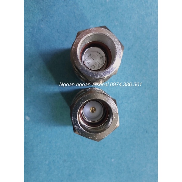 N ĐỰC CÁP RG8, RG213, LMR400. jack thẳng và cong. báo giá 1 cái
