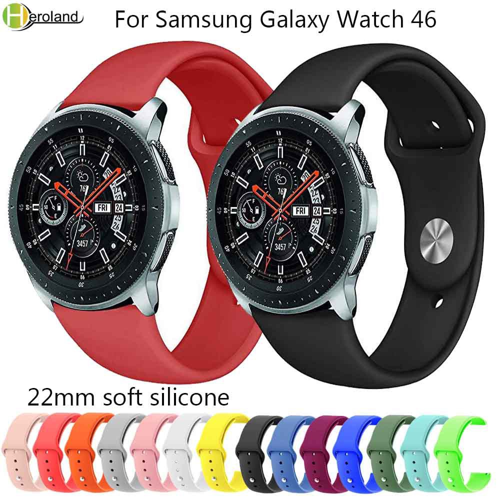 Dây đồng hồ silicone cho Samsung Galaxy Watch 46mm / Gear S3 Classic / Frontier/ Amazfit Stratos 3 /2S 22mm strap