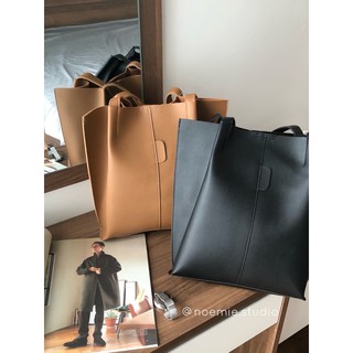 Túi tote basic da mềm kèm ví nhỏ