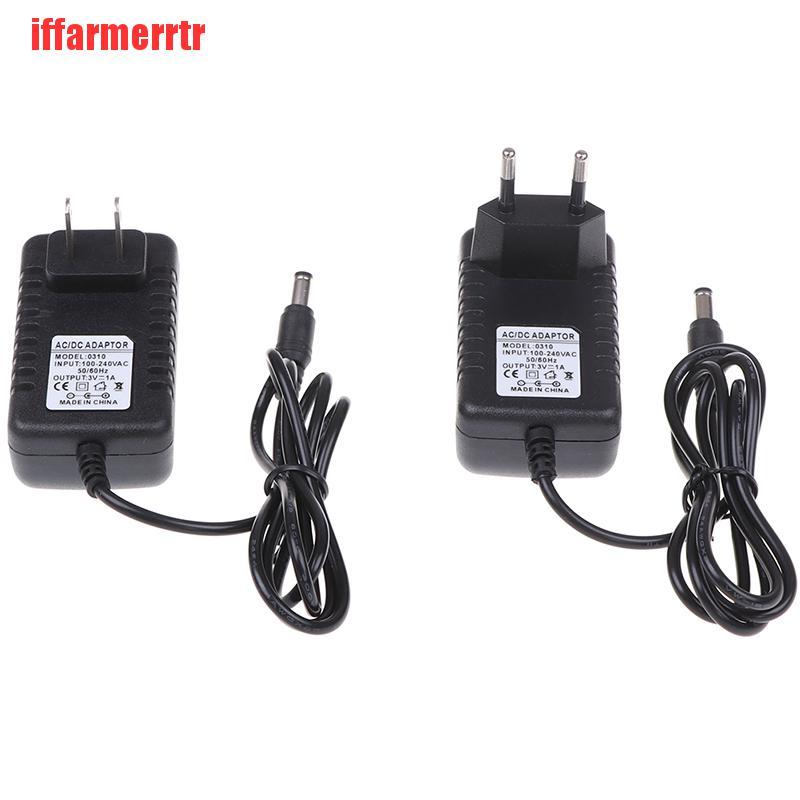 Bộ Sạc Nguồn Dc 3v 1a Ac 5.5mm X 2.1mm Sử Dụng Tiện Lợi Chất Lượng Cao