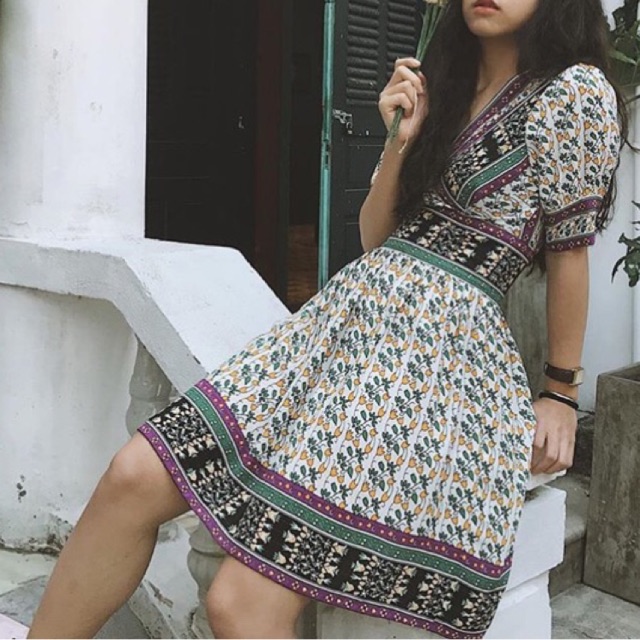 Váy Gum Tailor - Hoa nhí lạ mắt, vải mát không nhăn. Vibe Tây âu hoài cổ