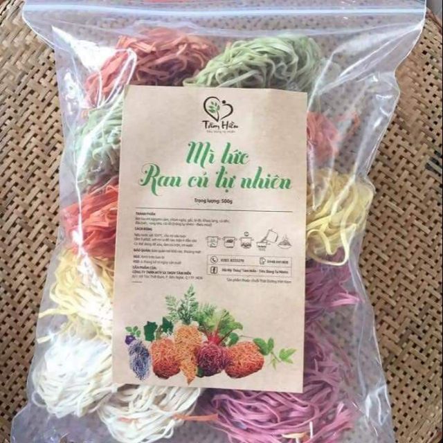 Mì lức rau củ tự nhiên 500gr