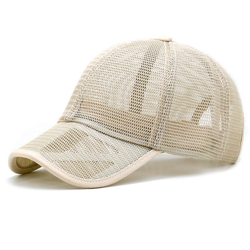 Mũ Lưỡi Trai Phối Lưới Thoáng Khí Nhanh Khô Chống Nắng Thời Trang Mùa Hè Cho Nam Và Nữ
