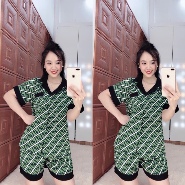 Pijama lụa bộ cộc ( sỉ lẻ ib, ib chọn mẫu)