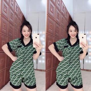 Pijama lụa bộ cộc ( sỉ lẻ ib, ib chọn mẫu)